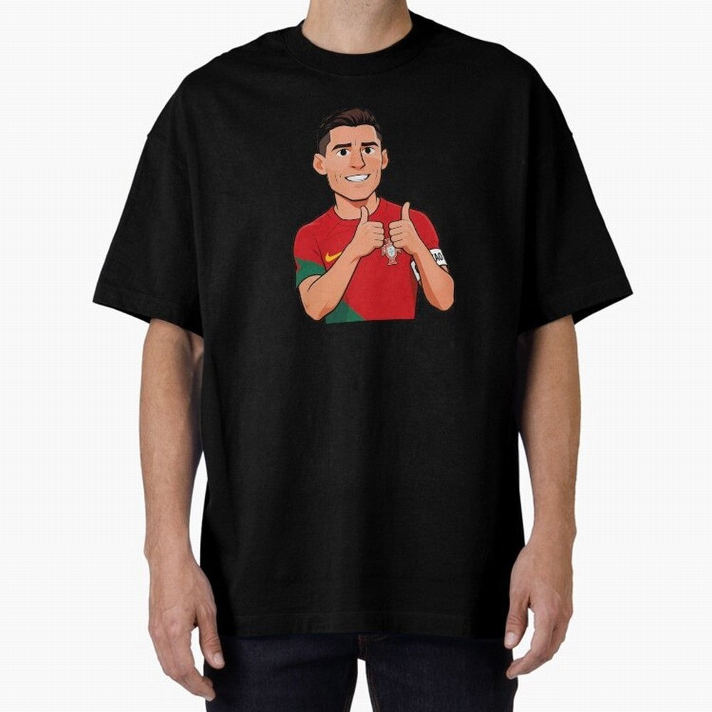 World CUP Cristiano Oversized T-Shirt Experience the Global Stage of Match Day Hype around FIFA World Cup 2026 Group Stage, Messi and Cristiano Ronaldo, France and Portugal, Fan Favorite Moments, National Team Passion, Big Match Drama and Soccer