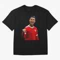 Cristiano Ronaldo Oversized T-Shirt Elevate FIFA World Cup 2026 Group Stage Spirit, Made for England, Mbappe and Neymar, Football Passion, Legendary Performances, Festival Vibes and Supporter Community; Ideal for Passionate Fans Who Love Underdog
