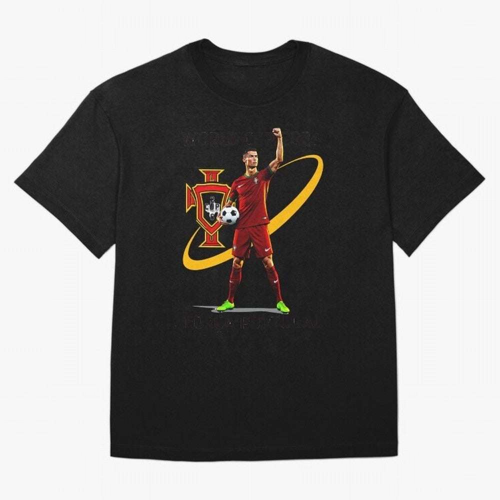 FIFA World Cup 2026 - Portugal Fan Oversized T-Shirt Turn Every Weekend Toward Match Day Hype around FIFA World Cup 2026 Group Stage, Messi, Neymar and Mbappe, Portugal, Spain and Germany, Vintage Soccer Flavor, Modern Football Stars, National