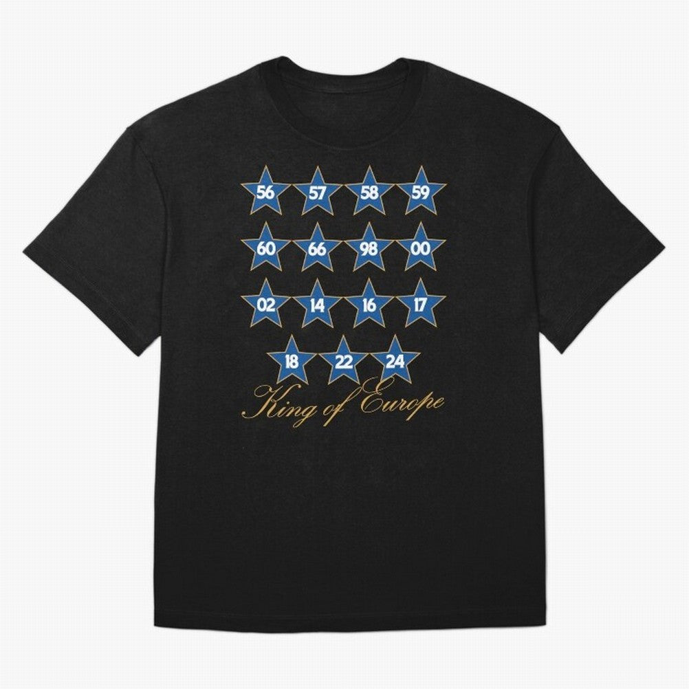 Real Madrid European Cups Oversized T-Shirt Feel the Roar of Match Day Hype around FIFA World Cup 2026 Group Stage, Mbappe and Neymar, Argentina and Brazil, Worldwide Fan Energy, Dramatic Goals, Stadium Lights and Championship Celebrations; Ideal