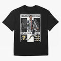 Cristiano Ronaldo Juventus Poster - Iconic CR7 Turin Fan Art Print Oversized T-Shirt Bring a Champion Mindset to Global Football Passion for FIFA World Cup 2026, with Messi, CR7 and Mbappe, Spain and Netherlands, Tournament Hype, Historic Matchups,