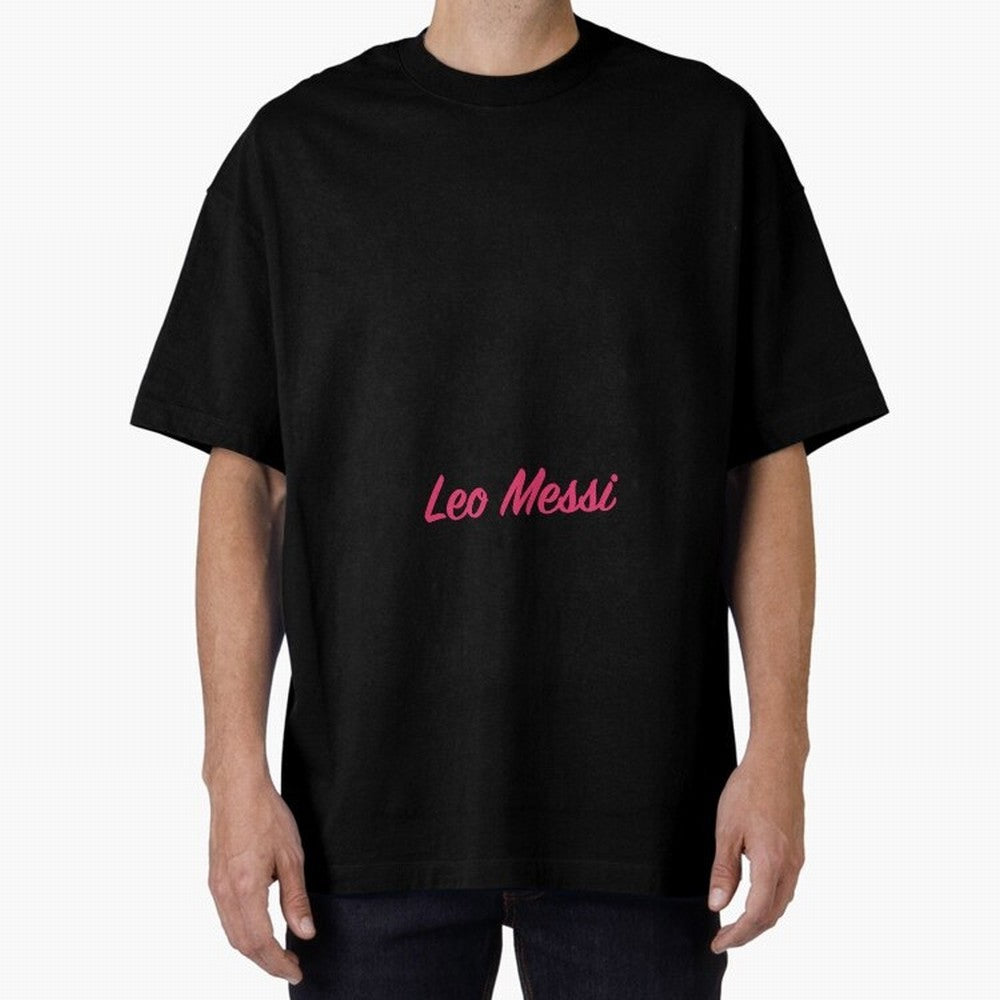 Leo Messi The The Goat Oversized T-Shirt Honor the Football Icons of Global Football Passion for FIFA World Cup 2026, Celebrating Neymar, Haaland and Cristiano Ronaldo, Argentina, Goal Celebration Energy, Supporter Heritage, Football Icons and