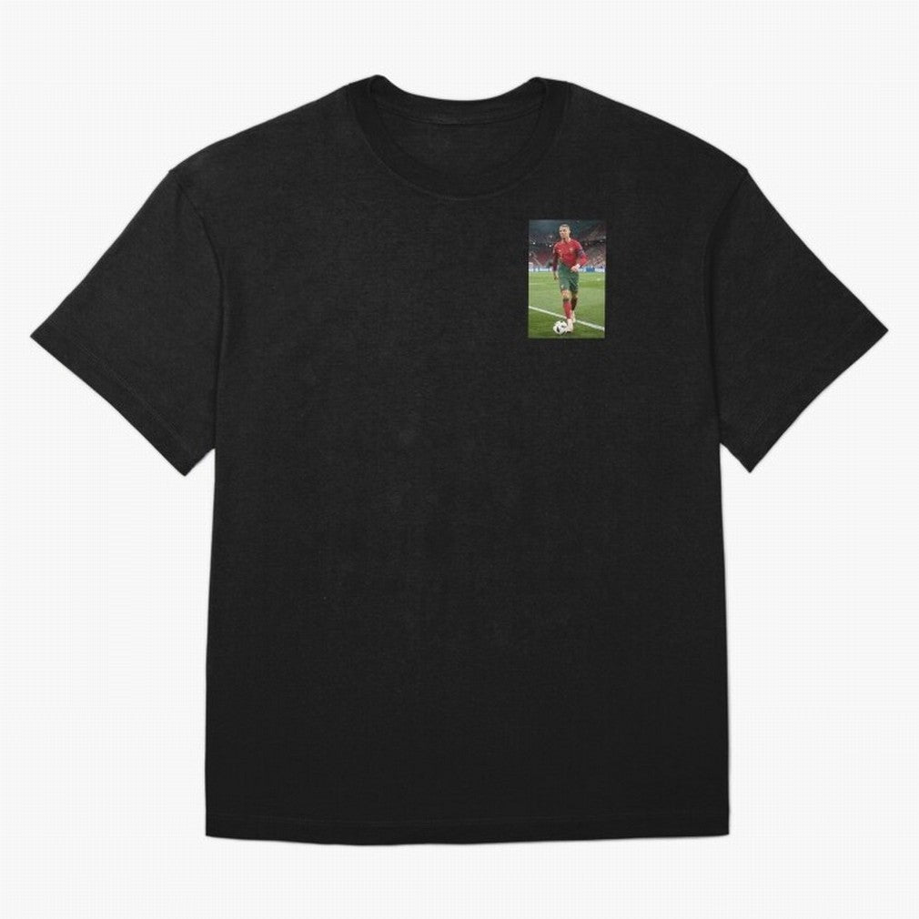 CR7 Oversized T-Shirt Stand with FIFA World Cup 2026 USA Canada Mexico for Fans of Messi, Neymar and Mbappe and France, Bringing Tournament Hype, Historic Matchups, Family Viewing Parties and Global Sports Pride; Built for Supporters Chasing Trophy