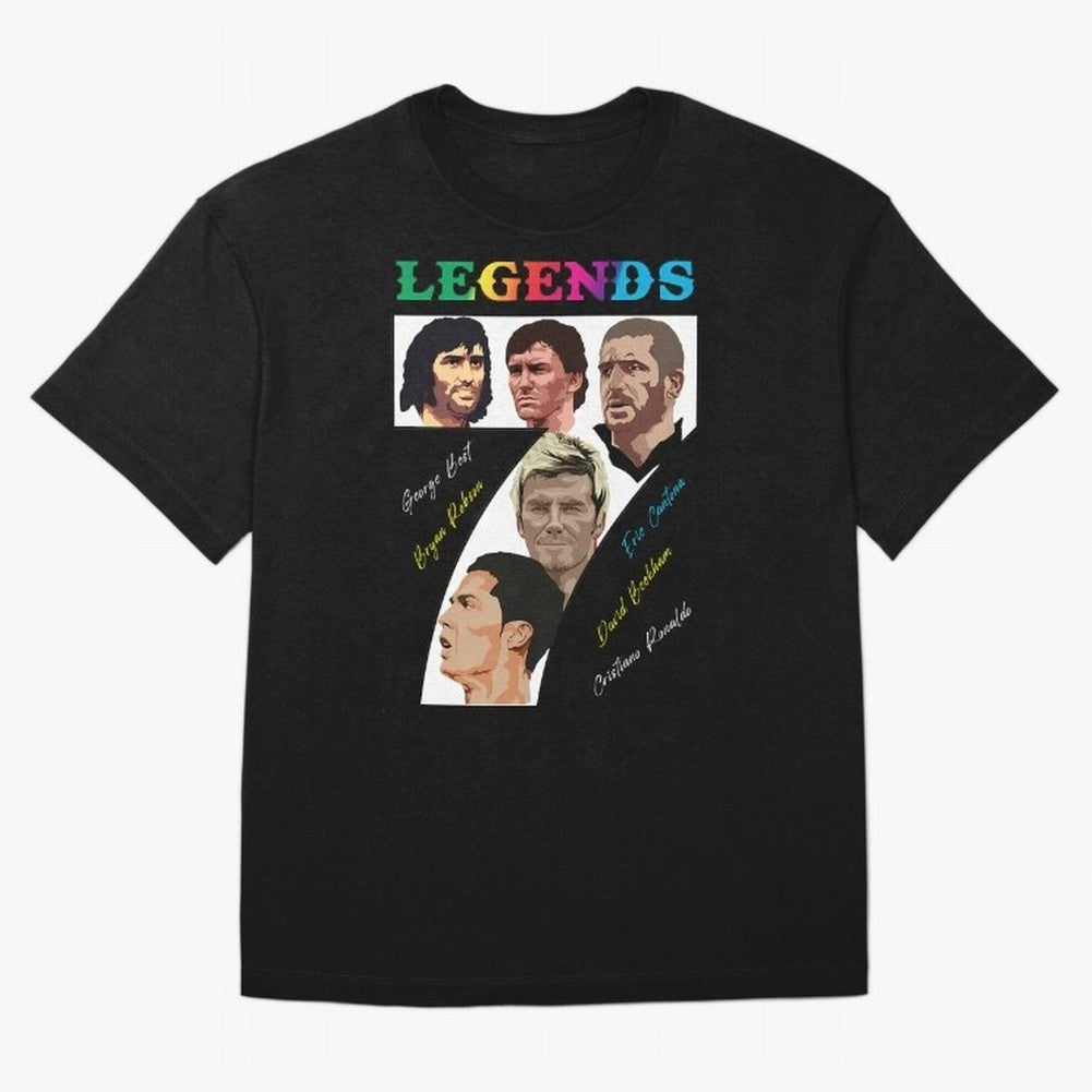 LEGENDS OF FOOTBALL Oversized T-Shirt Show Up for the Glory of the FIFA World Cup 2026 Journey through Messi, CR7 and Mbappe Highlights, Argentina and Brazil Pride, Fan Favorite Moments, National Team Passion, Big Match Drama and Soccer History;