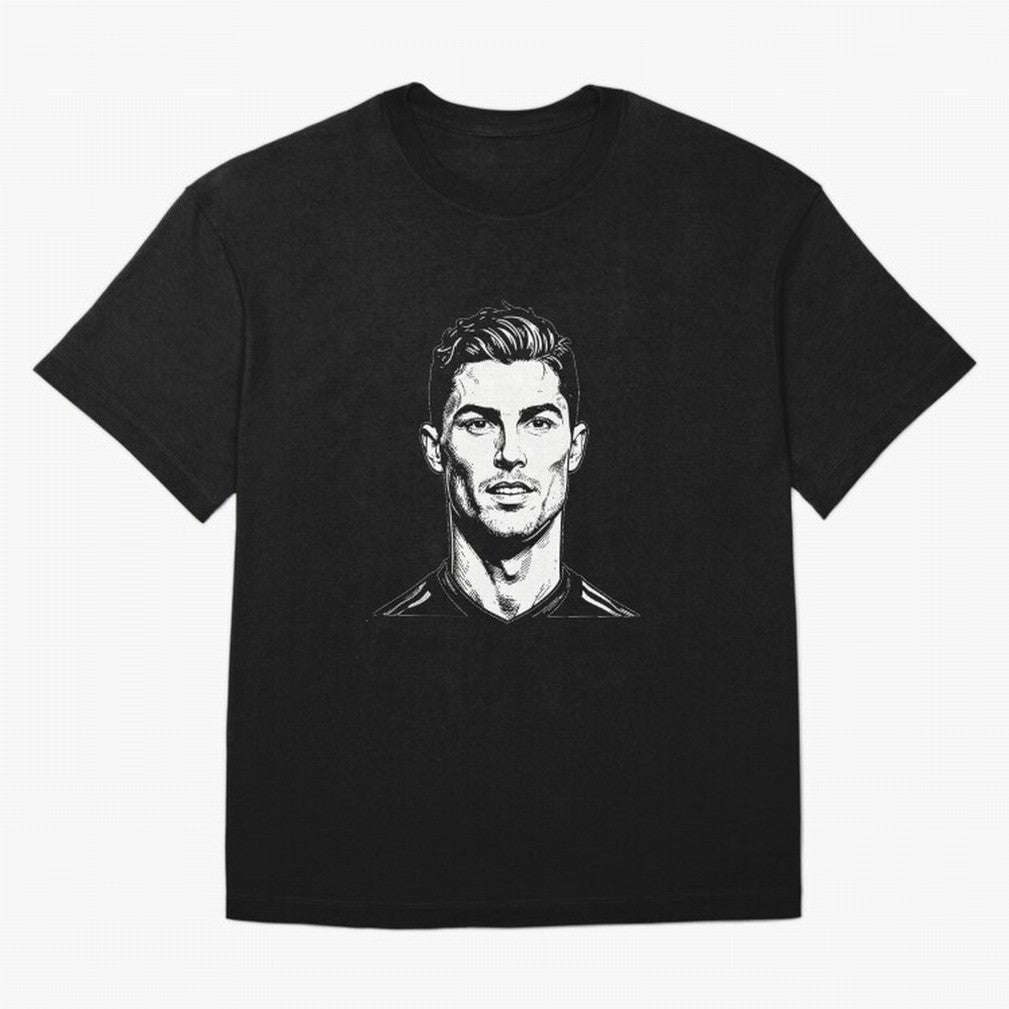 Cristiano Ronaldo Oversized T-Shirt Honor Football Greatness during FIFA World Cup 2026 Spirit, Connected to Brazil, Mbappe, Football History, Final Match Energy, Crowd Noise and Once in a Lifetime Moments; Made for Die Hard Supporters, Soccer