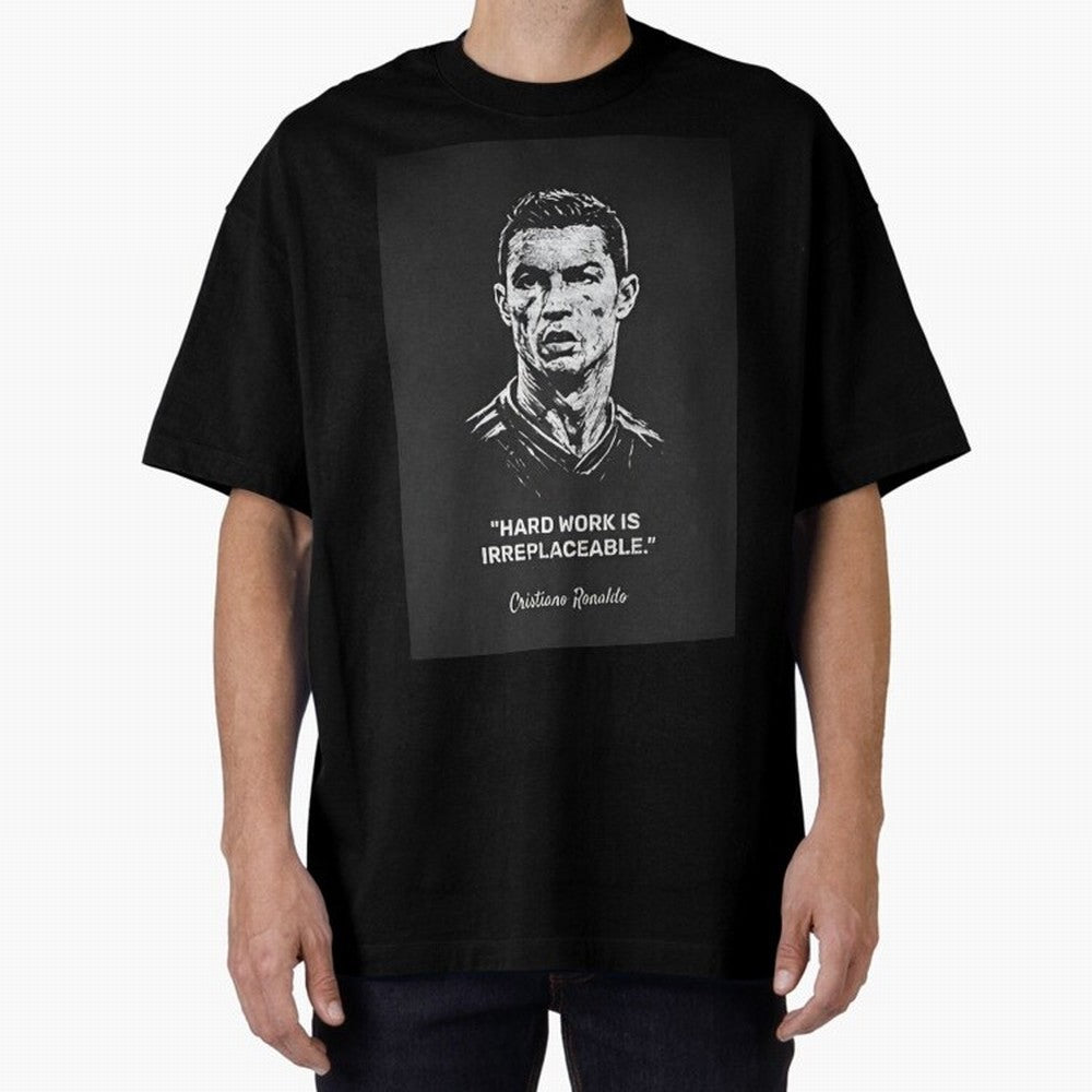 Cristiano Ronaldo Oversized T-Shirt Support Your Favorite Stars during FIFA World Cup 2026 Spirit, Featuring Portugal, Messi, CR7 and Mbappe, Classic Soccer Heritage, Championship Pressure, Fan Loyalty and International Pride; Perfect for People