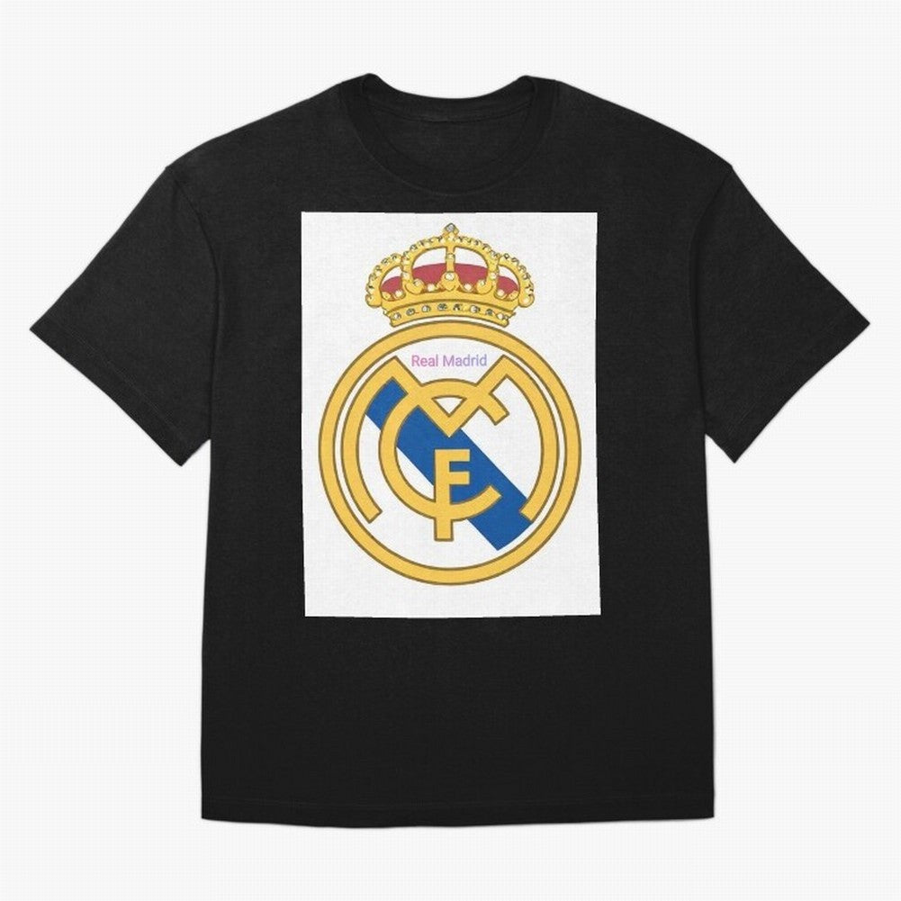 Real Madrid Gold Oversized T-Shirt Show Up for the Glory of FIFA World Cup 2026 for Fans of CR7 and France, Bringing Worldwide Fan Energy, Dramatic Goals, Stadium Lights and Championship Celebrations; Made for Die Hard Supporters, Soccer Lovers,