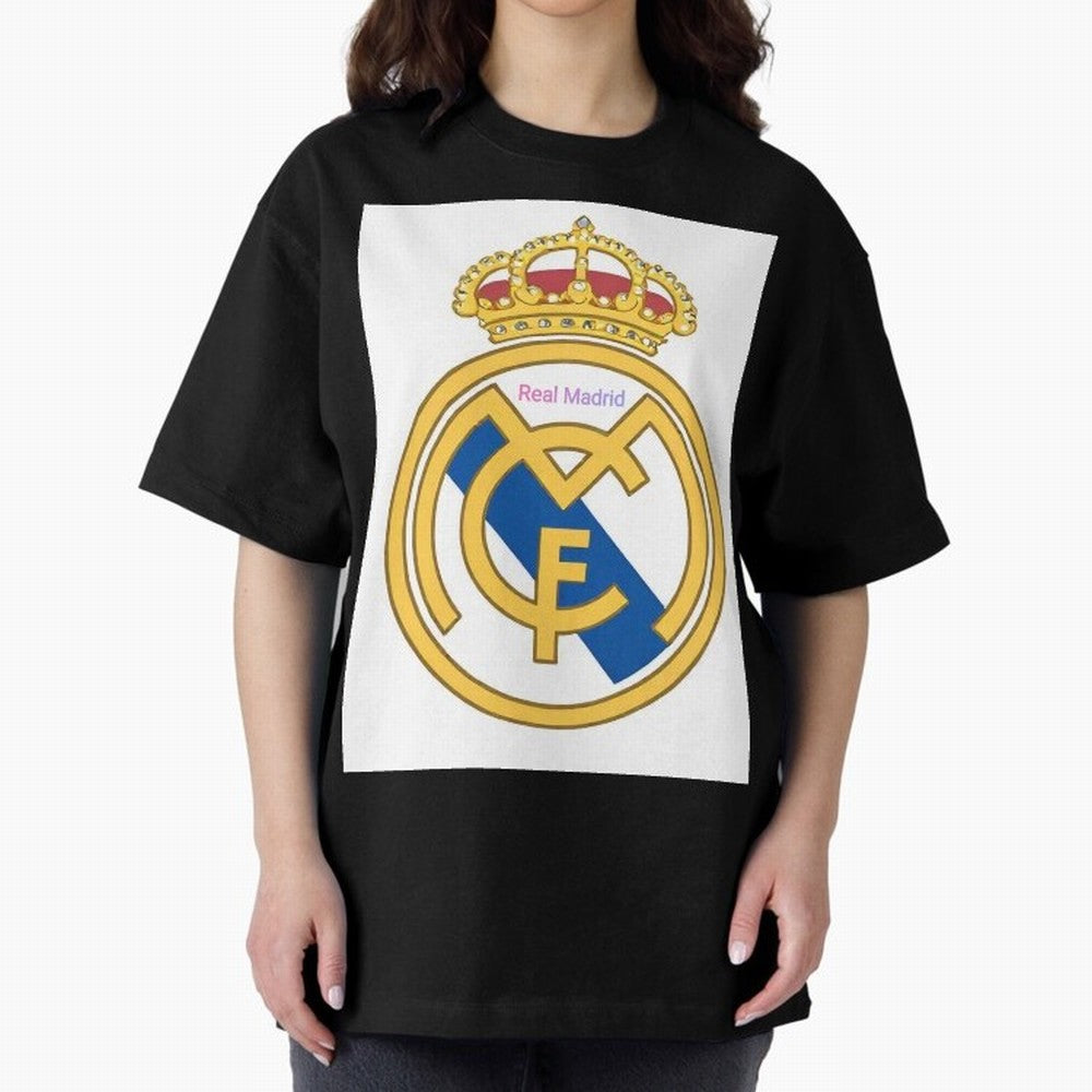 Real Madrid Gold Oversized T-Shirt Show Up for the Glory of FIFA World Cup 2026 for Fans of CR7 and France, Bringing Worldwide Fan Energy, Dramatic Goals, Stadium Lights and Championship Celebrations; Made for Die Hard Supporters, Soccer Lovers,