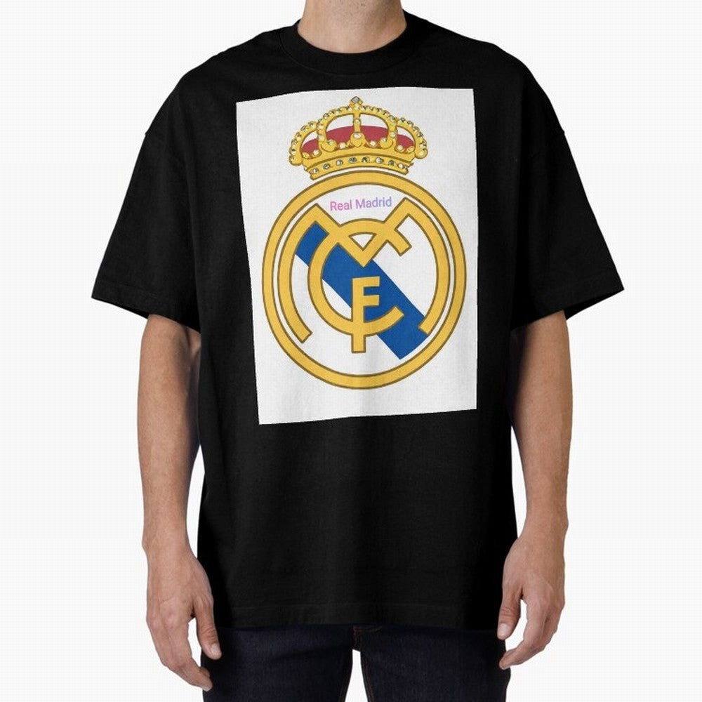 Real Madrid Gold Oversized T-Shirt Show Up for the Glory of FIFA World Cup 2026 for Fans of CR7 and France, Bringing Worldwide Fan Energy, Dramatic Goals, Stadium Lights and Championship Celebrations; Made for Die Hard Supporters, Soccer Lovers,