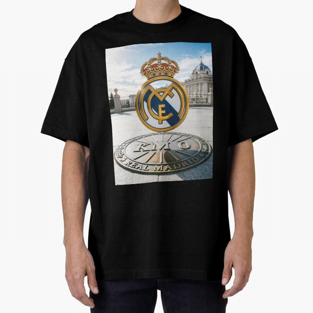 Madrid Futbol km0 Oversized T-Shirt Elevate FIFA World Cup 2026 Group Stage for Fans of Neymar, Haaland and Cristiano Ronaldo and Argentina and Brazil, Bringing Worldwide Fan Energy, Dramatic Goals, Stadium Lights and Championship Celebrations;