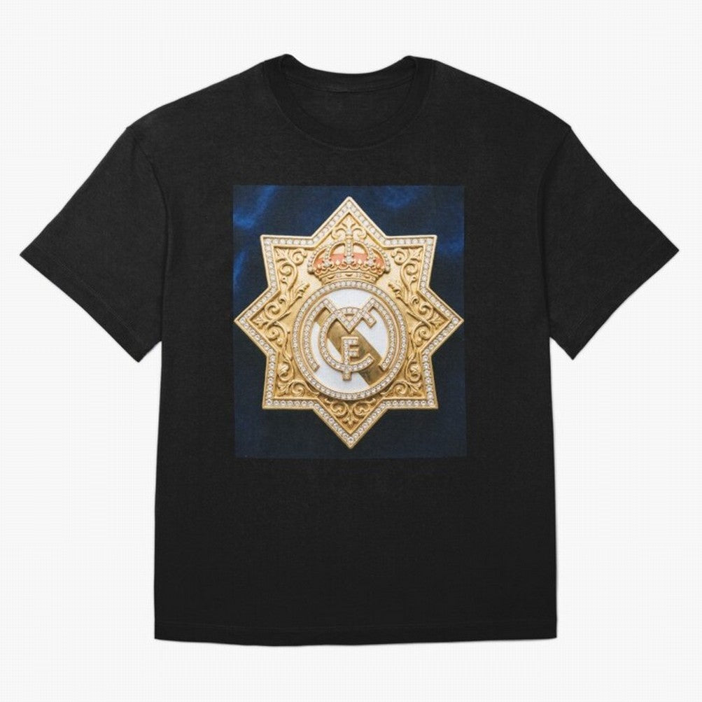 Escudo del Realma Oversized T-Shirt Represent Fans Who Live for Match Day Hype around FIFA World Cup 2026 USA Canada Mexico, Haaland and Mbappe, Brazil, Portugal and Argentina, Global Supporter Spirit, Legendary Goals, National Colors and