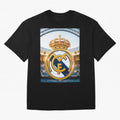 Realeza Madridista Oversized T-Shirt Share Global Football Passion for FIFA World Cup 2026 USA Canada Mexico, Featuring Neymar, Netherlands, Football History, Final Match Energy, Crowd Noise and Once in a Lifetime Moments; Perfect for People Who