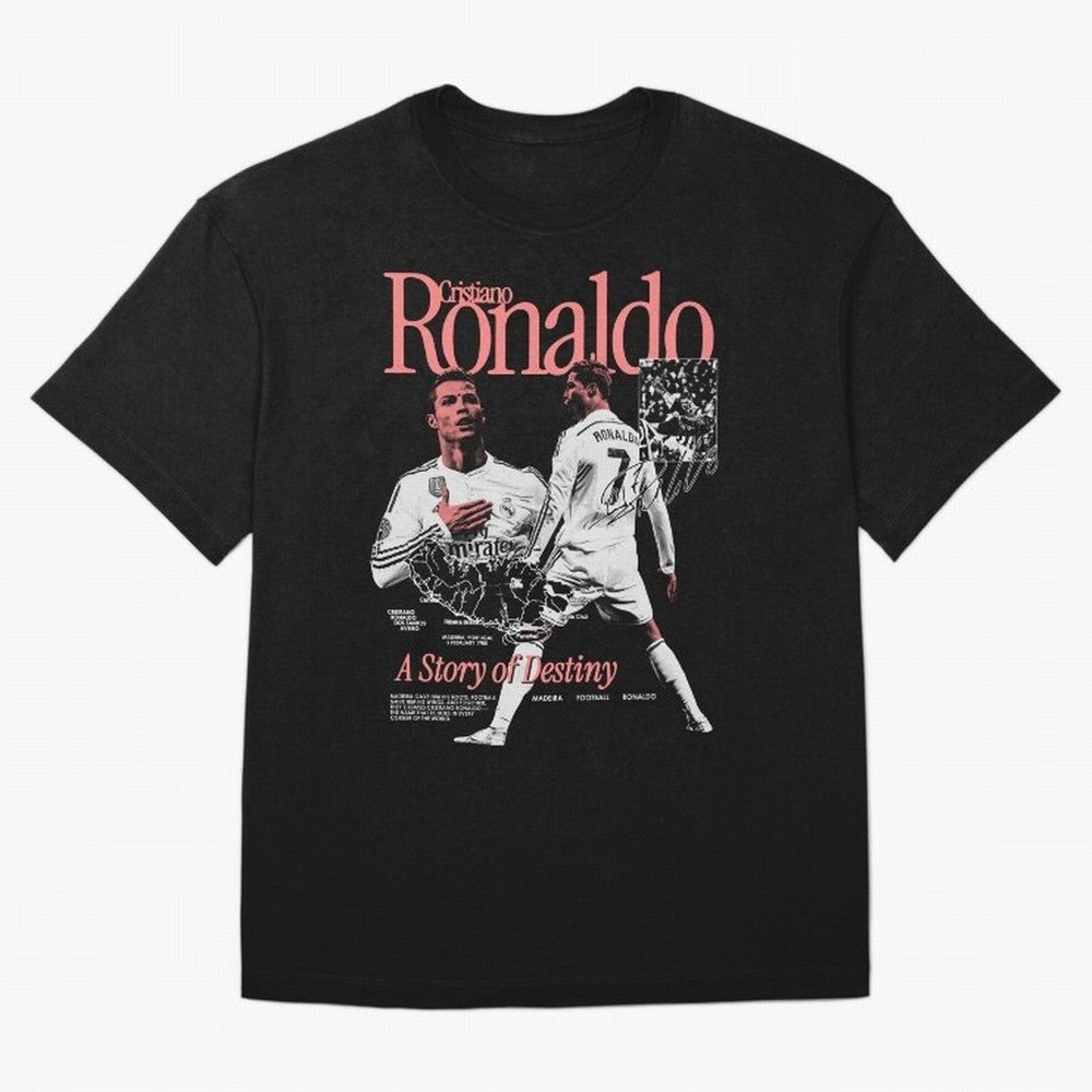 CR7 Cristiano Oversized T-Shirt Mark FIFA World Cup 2026 USA Canada Mexico for Fans of Messi, Neymar and Mbappe and Brazil, Bringing Supporter Pride, Iconic Celebrations, Legendary Names and Global Match Day Energy; Perfect for Fans, Collectors,
