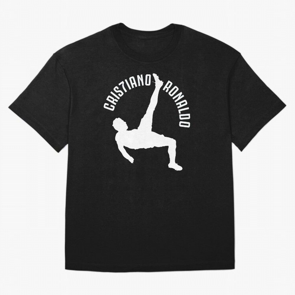 Cristiano Ronaldo - Bicycle Oversized T-Shirt Celebrate Fan Culture around FIFA World Cup 2026 Spirit, Centered on Argentina, Messi, Football Festival Excitement, Trophy Ambitions, Country Rivalries and Star Player Buzz; Ideal for Football Dads,