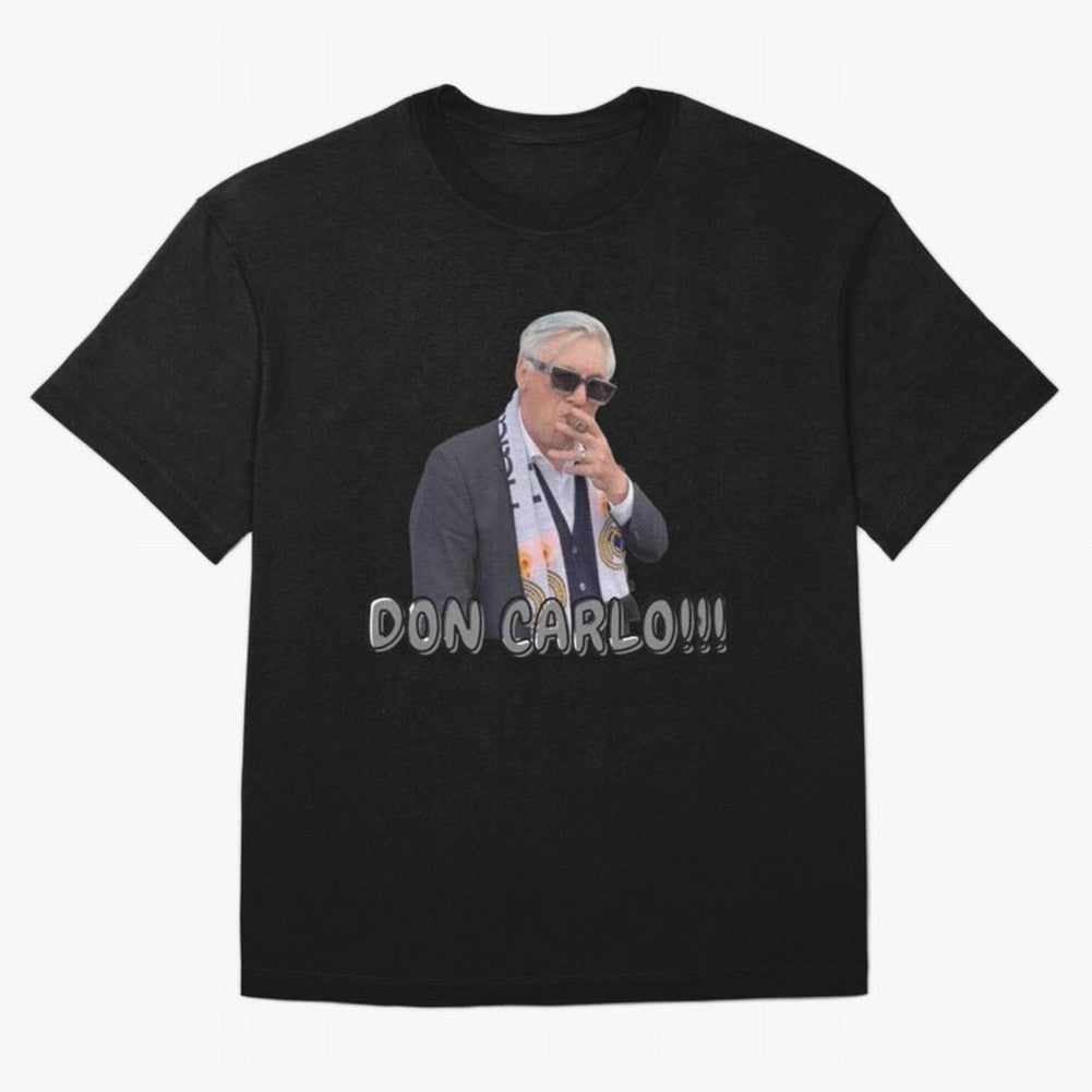 Don Carlo Ancelotti Oversized T-Shirt Honor the Football Icons of Global Football Passion for FIFA World Cup 2026 USA Canada Mexico, Connected to Cristiano Ronaldo, Netherlands, Supporter Pride, Iconic Celebrations, Legendary Names and Global Match