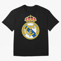 The Madrid Cf Logo Oversized T-Shirt Back Your Heroes with FIFA World Cup 2026 Group Stage Connected to Haaland, Brazil Energy, Soccer Culture, Superstar Moments, National Team Dreams and Competitive Fire; Ideal for Fans Who Follow Messi, Cristiano