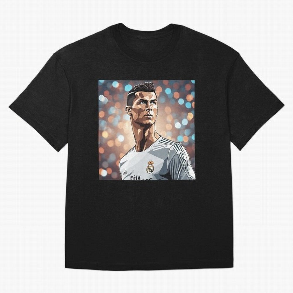 Ronaldo Cr7 Cristiano The Goat Artwork Futbol Soccer Oversized T-Shirt Carry the Dream of Match Day Hype around FIFA World Cup 2026 USA Canada Mexico, CR7, France and Portugal, Championship Spirit, Famous Goals, Roaring Crowds and International