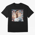 Ronaldo Cr7 Cristiano The Goat Artwork Futbol Soccer Oversized T-Shirt Carry the Dream of Match Day Hype around FIFA World Cup 2026 USA Canada Mexico, CR7, France and Portugal, Championship Spirit, Famous Goals, Roaring Crowds and International