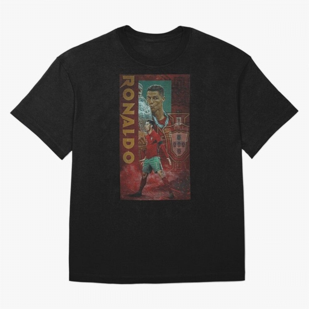 Cristiano Ronaldo Oversized T-Shirt Back the Journey through Match Day Hype around FIFA World Cup 2026, Mbappe and Neymar, Spain, Retro Football Energy, Iconic Rivalries, Trophy Chase Drama and Stadium Atmosphere; Made for Die Hard Supporters,