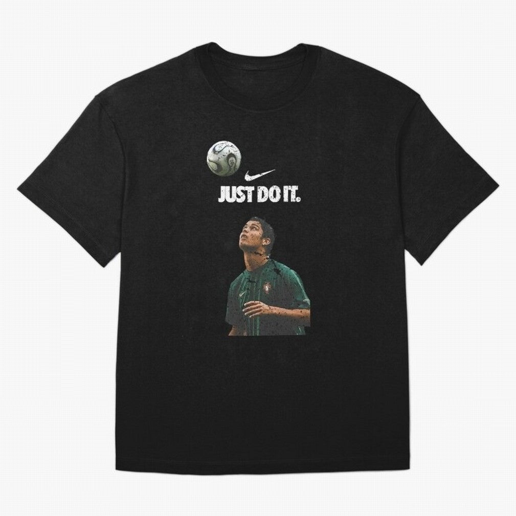Cristiano Ronaldo Just Do It Oversized T-Shirt Show Your Love for FIFA World Cup 2026 Filled with CR7 and Messi, Netherlands Energy, Global Supporter Spirit, Legendary Goals, National Colors and Tournament Celebration; Built for Supporters Chasing