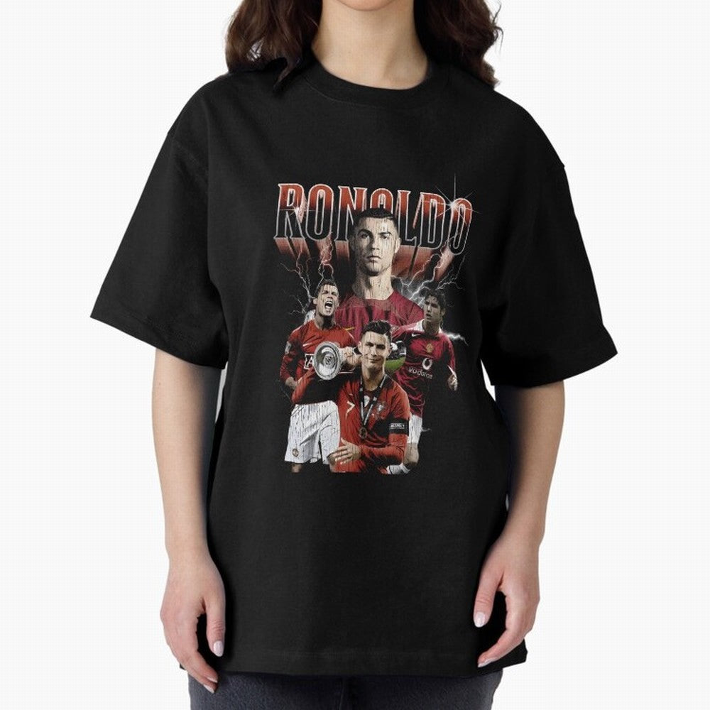 Cr7 footballer portuguese Oversized T-Shirt Experience Global Football Passion for FIFA World Cup 2026 Group Stage, Built around Haaland and Mbappe, Portugal, Championship Spirit, Famous Goals, Roaring Crowds and International Football Unity; Great