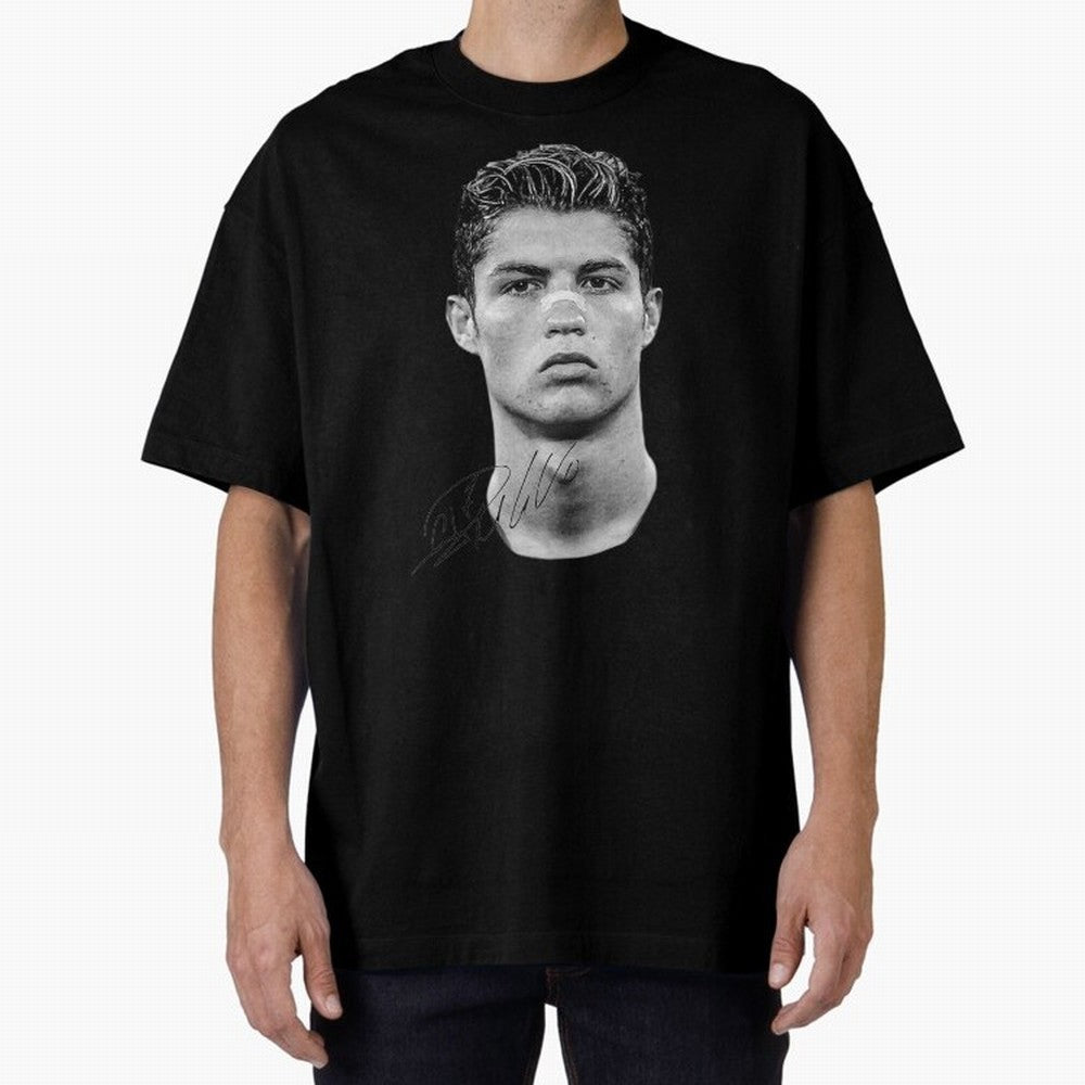Cr7 - Streetwear Clothing Oversized T-Shirt Support the Legends of the FIFA World Cup 2026 USA Canada Mexico Journey through Mbappe Highlights, France and Portugal Pride, Vintage Soccer Flavor, Modern Football Stars, National Flags and Final Night