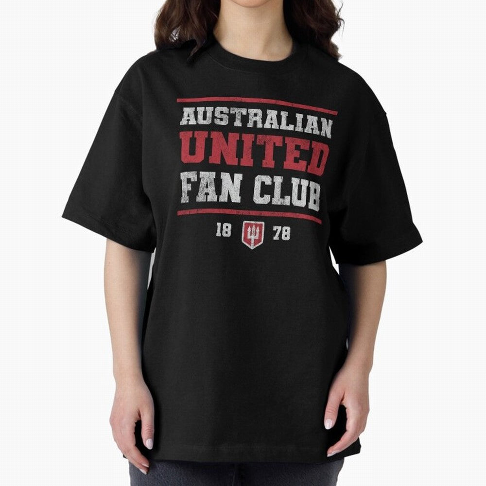 Australian United Fan Club Oversized T-Shirt Mark FIFA World Cup 2026 Spirit, Capturing Argentina, Mbappe and Neymar, Global Supporter Spirit, Legendary Goals, National Colors and Tournament Celebration; Ideal for Passionate Fans Who Love Underdog