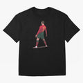 CR7 Celebration Pose Oversized T-Shirt Get Ready for FIFA World Cup 2026 USA Canada Mexico Capturing Messi, France Energy, Worldwide Fan Energy, Dramatic Goals, Stadium Lights and Championship Celebrations; Great for Watch Parties, Sports Bars,