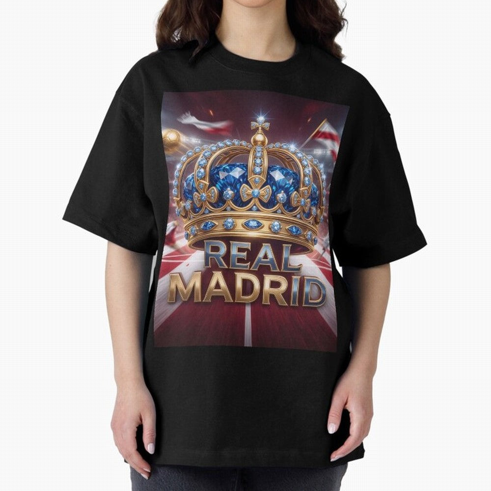 The Diamond of Real Madrid Oversized T-Shirt Make Your Look Match the FIFA World Cup 2026 Group Stage Journey through Mbappe and Neymar Highlights, Germany Pride, Football Passion, Legendary Performances, Festival Vibes and Supporter Community;