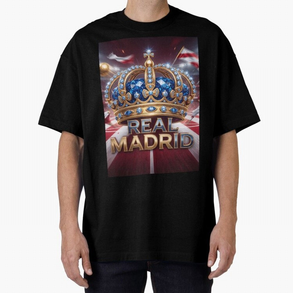 The Diamond of Real Madrid Oversized T-Shirt Make Your Look Match the FIFA World Cup 2026 Group Stage Journey through Mbappe and Neymar Highlights, Germany Pride, Football Passion, Legendary Performances, Festival Vibes and Supporter Community;