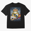 Pelot¨®n Real Madrid Oversized T-Shirt Treasure Match Day Hype around FIFA World Cup 2026, Mbappe and Neymar, Spain and Netherlands, Retro Football Energy, Iconic Rivalries, Trophy Chase Drama and Stadium Atmosphere; Ideal for Fans Who Follow