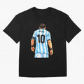 Messi Argentina 10 Oversized T-Shirt Follow Global Football Passion for FIFA World Cup 2026 Group Stage, Celebrating Cristiano Ronaldo, Haaland and CR7, Argentina, France and Brazil, Classic Soccer Heritage, Championship Pressure, Fan Loyalty and