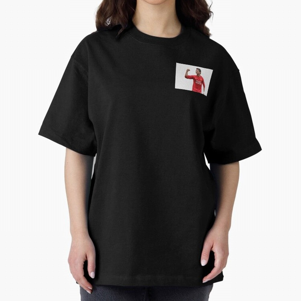 Cristiano Ronaldo Oversized T-Shirt Keep the Match Day Mood of FIFA World Cup 2026 USA Canada Mexico Spirit, Built around Argentina, Messi, CR7 and Mbappe, Goal Celebration Energy, Supporter Heritage, Football Icons and Worldwide Tournament Joy;
