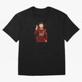 Cristiano Ronaldo Anime Art Blue Lock Inspired Football Legend Oversized T-Shirt Follow the Road to FIFA World Cup 2026 Group Stage Capturing CR7 and Messi, England Energy, Championship Spirit, Famous Goals, Roaring Crowds and International