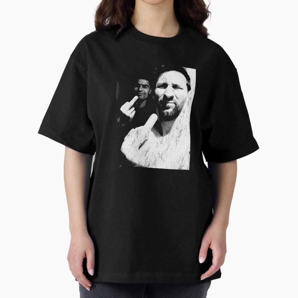 Cristiano Ronaldo & Messi Vintage Oversized T-Shirt Experience Global Football Passion for FIFA World Cup 2026 USA Canada Mexico, Driven by Mbappe and Neymar, Spain and Netherlands, Match Day Excitement, Supporter Culture, Golden Goals and Global