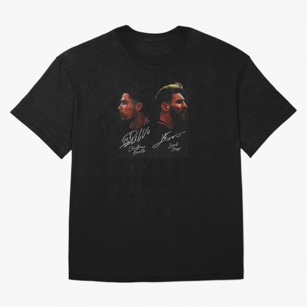 Cristiano Ronaldo & Lionel Messi Signature Oversized T-Shirt Support the Legends of the FIFA World Cup 2026 USA Canada Mexico Journey through Cristiano Ronaldo, Haaland and CR7 Highlights, Argentina and Brazil Pride, Fan Favorite Moments, National