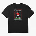 All I Want For Christmas Is Siuu Funny Christmas Festive Knitted Oversized T-Shirt Celebrate Global Passion for Global Football Passion for FIFA World Cup 2026 Group Stage, with Neymar, Haaland and Cristiano Ronaldo, Portugal, Classic Soccer