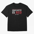 Manchester Is Red Oversized T-Shirt Honor the Football Icons of Global Football Passion for FIFA World Cup 2026 USA Canada Mexico, with Cristiano Ronaldo, Haaland and CR7, Portugal, Tournament Hype, Historic Matchups, Family Viewing Parties and