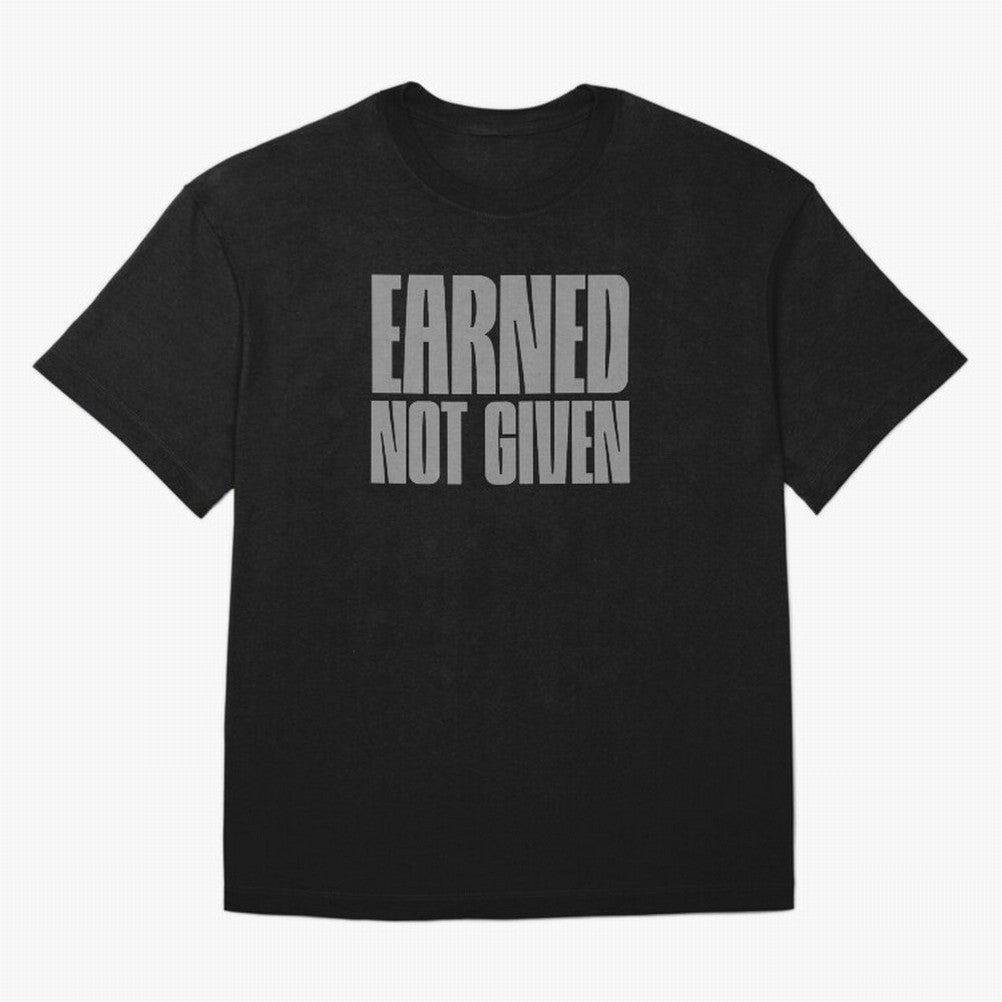Earned not given grey 2 Oversized T-Shirt Celebrate Rivalries and Pride in FIFA World Cup 2026 Group Stage for Fans of Messi and Spain, Bringing Global Supporter Spirit, Legendary Goals, National Colors and Tournament Celebration; Great for