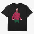 Ronaldo Oversized T-Shirt Capture FIFA World Cup 2026 Spirit, Centered on Portugal, Haaland and Mbappe, Football History, Final Match Energy, Crowd Noise and Once in a Lifetime Moments; Created for Match Day Parties, Soccer Gifts, Fan Photos,