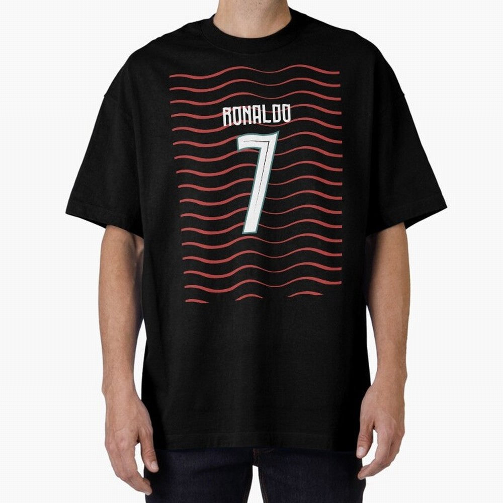 Cristiano Ronaldo Portugal Jersey 2026 World cup Oversized T-Shirt Embrace Global Football Passion for FIFA World Cup 2026 Group Stage, with Haaland, France and Portugal, Vintage Soccer Flavor, Modern Football Stars, National Flags and Final Night