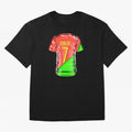 Cristiano Ronaldo Oversized T-Shirt Join the FIFA World Cup 2026 Group Stage Journey through Haaland and Mbappe Highlights, Brazil Pride, Retro Football Energy, Iconic Rivalries, Trophy Chase Drama and Stadium Atmosphere; Made for Collectors Who