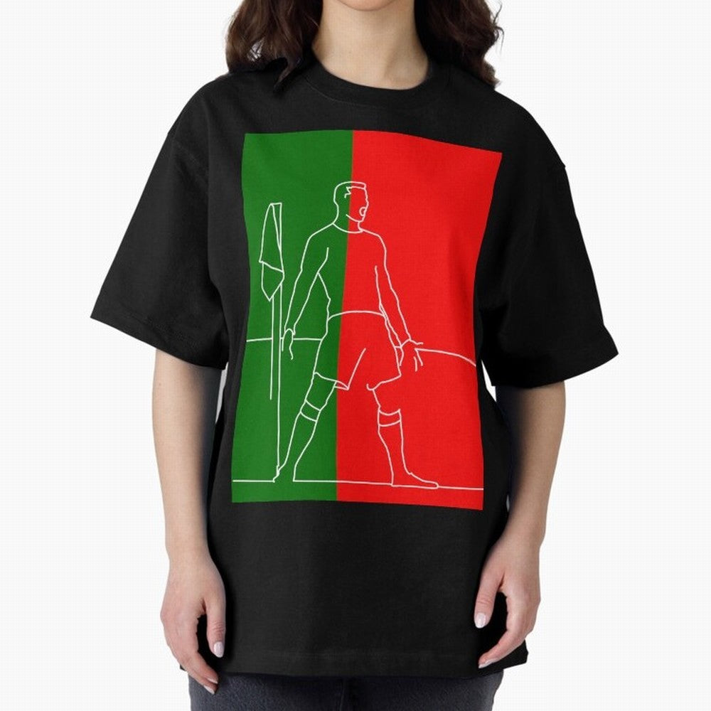 Siuuu! (color) Oversized T-Shirt Celebrate Fan Favorites in FIFA World Cup 2026 Highlighting Messi, Neymar and Mbappe, Portugal, Spain and Germany Energy, Match Day Excitement, Supporter Culture, Golden Goals and Global Football Passion; Built for