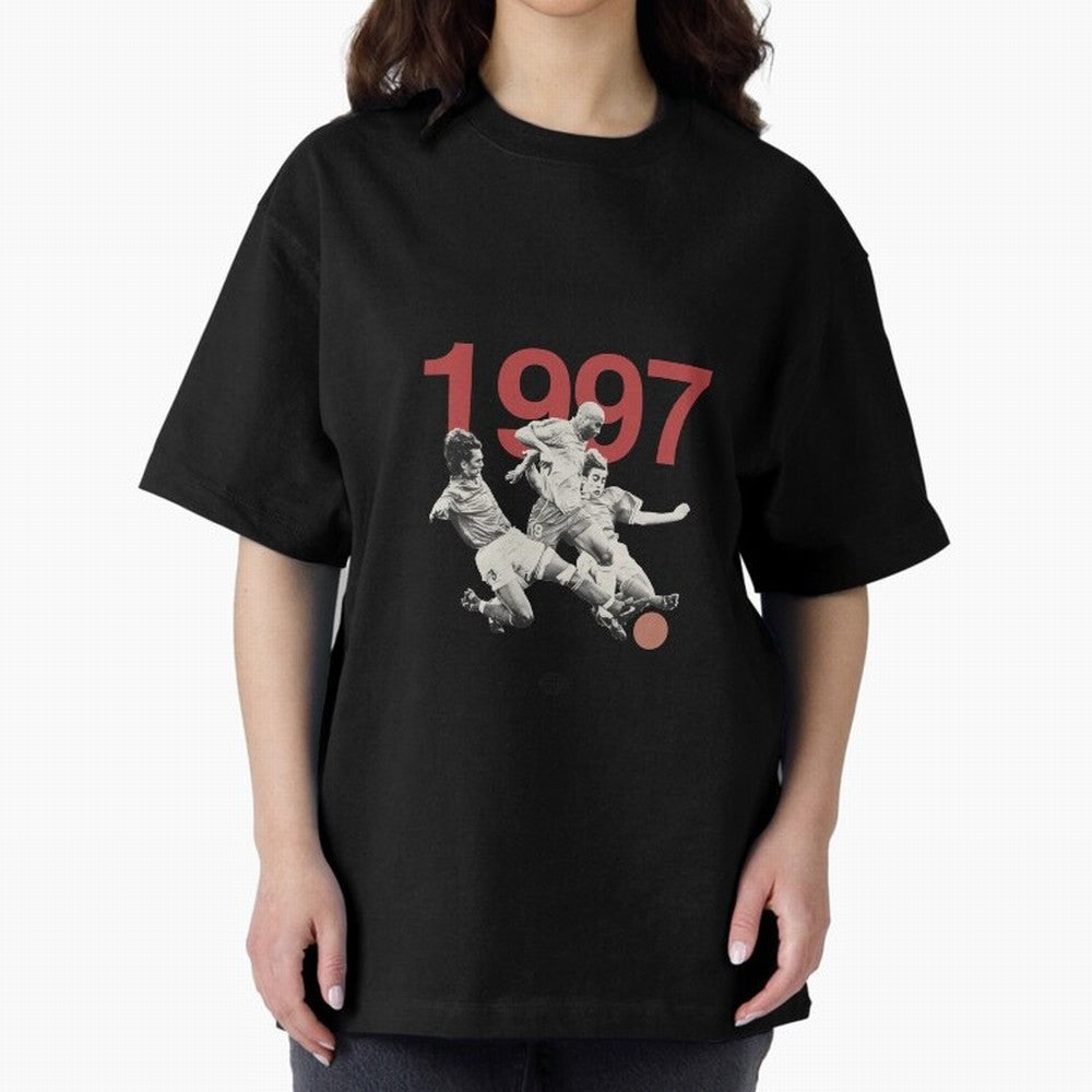 Ronaldo Maldini Cannavaro Tournoi de France 1997 Oversized T-Shirt Show Support during Match Day Hype around FIFA World Cup 2026 USA Canada Mexico, Messi and Cristiano Ronaldo, Argentina, Soccer Culture, Superstar Moments, National Team Dreams and