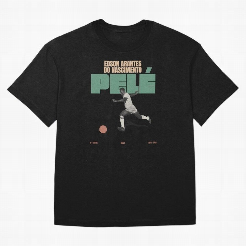 Pele Minimalist Oversized T-Shirt Cheer through Every Moment of FIFA World Cup 2026 USA Canada Mexico with Cristiano Ronaldo, England, France and Netherlands Energy, Stadium Chants, National Pride, Trophy Dreams and Unforgettable Football Memories;