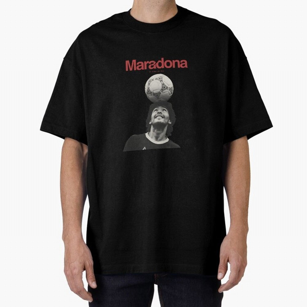 Diego Maradona Minimalist Oversized T-Shirt Turn Every Weekend Toward FIFA World Cup 2026 Group Stage for Fans of Neymar, Haaland and Cristiano Ronaldo and England, Bringing Champion Mindset, Group Stage Buzz, Knockout Tension and Passionate Fan