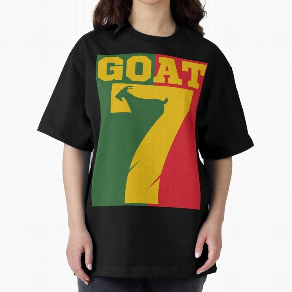 World Cup 2026 The Goat CR 7 Portugal Oversized T-Shirt Upgrade FIFA World Cup 2026 USA Canada Mexico for Fans of Haaland and Mbappe and Argentina, Bringing Stadium Memories, Football Loyalty, International Chants and Championship Tradition; Built
