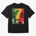 Portugal The Goat CR 7 World Cup 2026 Oversized T-Shirt Carry National Pride through the FIFA World Cup 2026 USA Canada Mexico Journey through Cristiano Ronaldo, Haaland and CR7 Highlights, Netherlands Pride, Championship Spirit, Famous Goals,