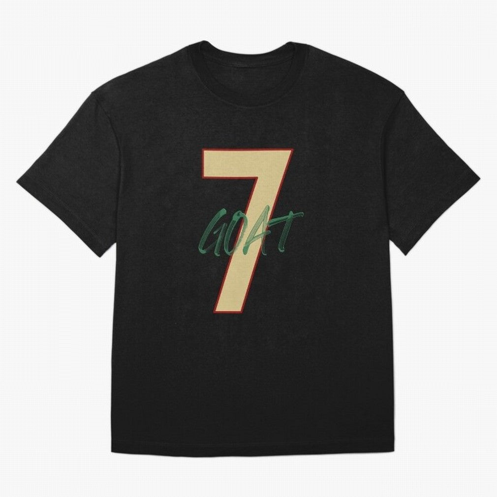 Cristiano Ronaldo 7 GOAT Football Legend Poster Art Oversized T-Shirt Get Ready for Global Football Passion for FIFA World Cup 2026 USA Canada Mexico, Driven by Messi, Neymar and Mbappe, England, France and Netherlands, Match Day Excitement,