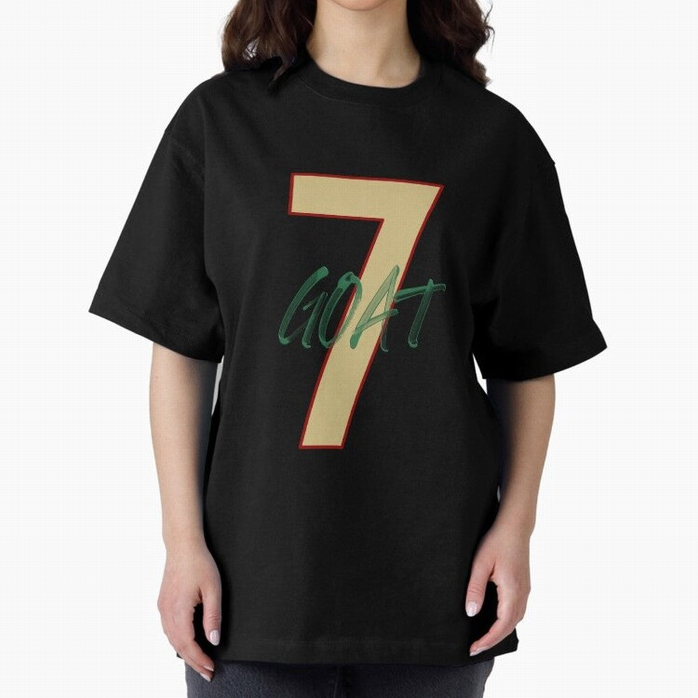 Cristiano Ronaldo 7 GOAT Football Legend Poster Art Oversized T-Shirt Get Ready for Global Football Passion for FIFA World Cup 2026 USA Canada Mexico, Driven by Messi, Neymar and Mbappe, England, France and Netherlands, Match Day Excitement,